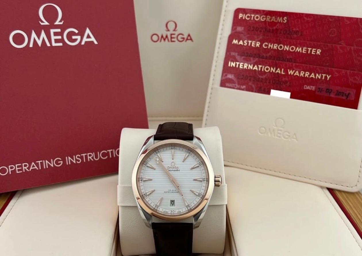 Omega Seamaster Aqua Terra 220.23.41.21.02.001, boîtier en acier et or 18 carats. W